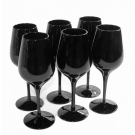 6x Verre dégustation Noir Inao