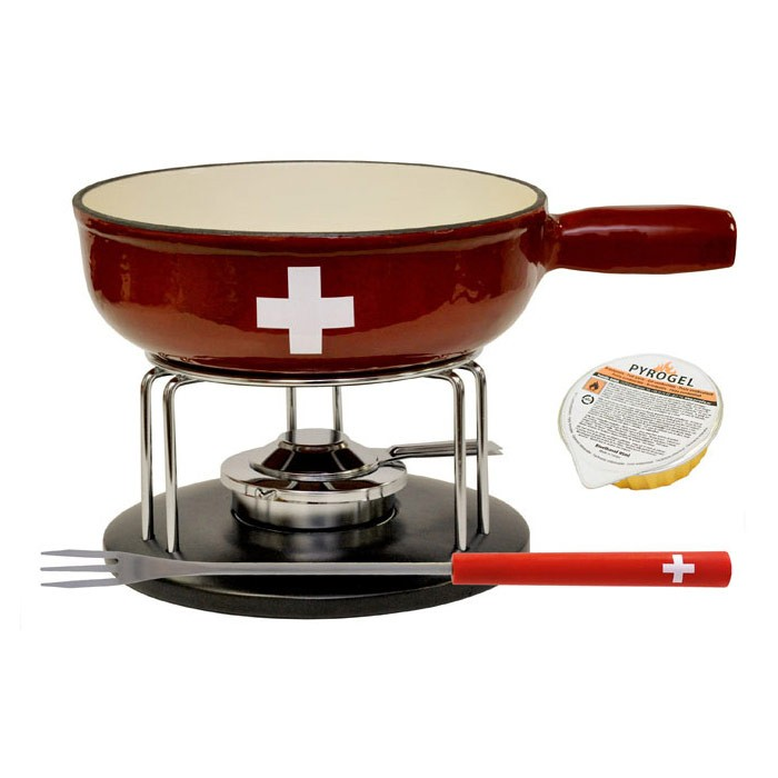 Fondue Set "Swiss"