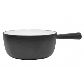 Black Mat Fondue Pot