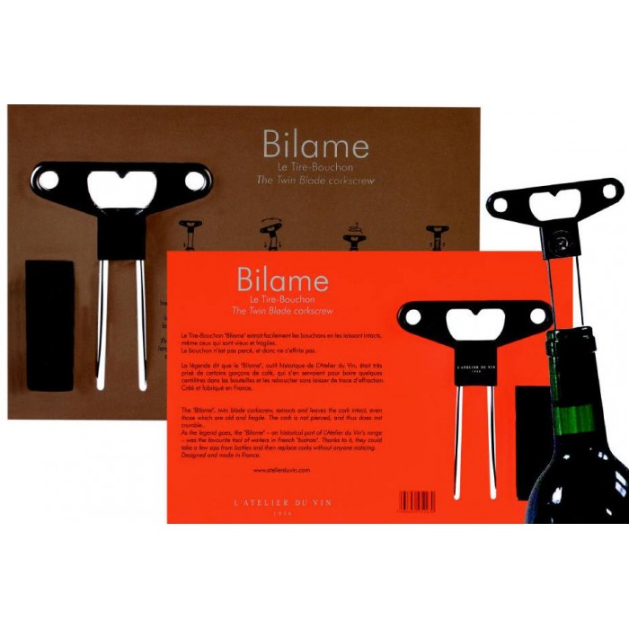 Double bladed corkscrew "Bilame"