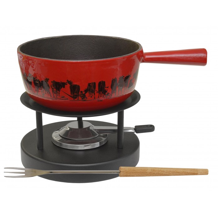 Fondue Set "Alpes" Black