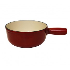 Classic Red Fondue Pot