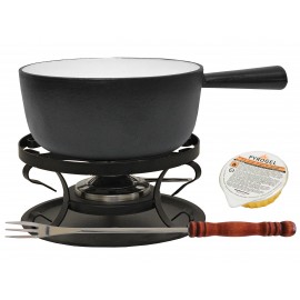 Fondue Set "Rustic" Black