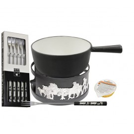 Fondue Set "Silver Appenzell" 