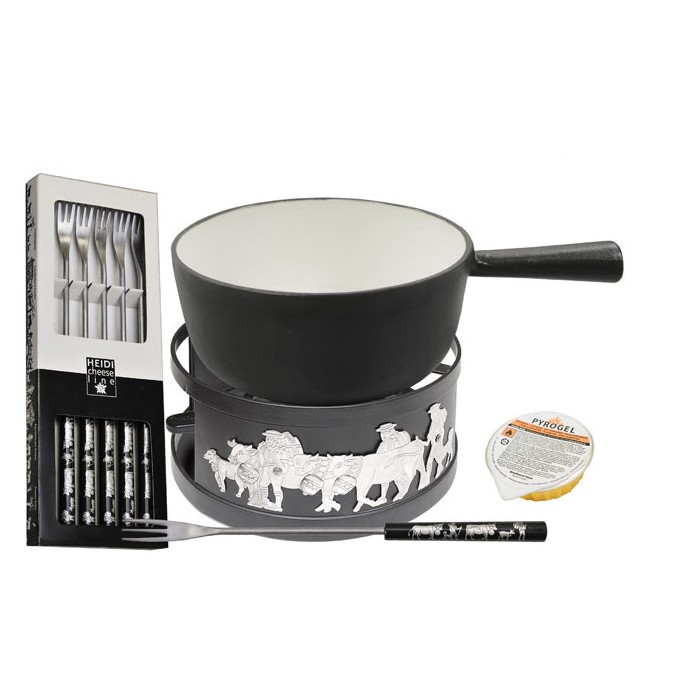 Fondue Set "Alpes" Black 21